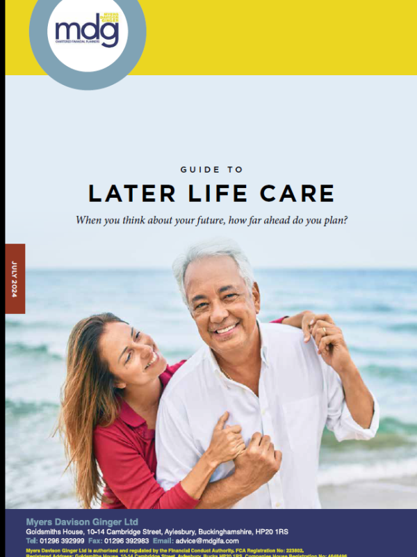 Guide to Later Life Care Image